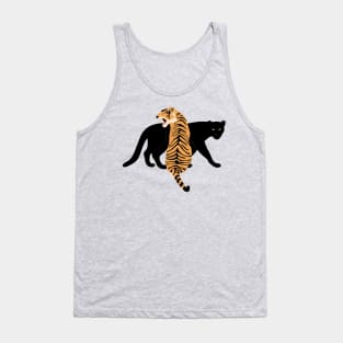 Tiger and panther Tank Top